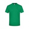V-T Medium T-shirt męski z ściągaczem w stylu V JN003 - Irish-green