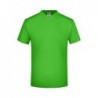 V-T Medium T-shirt męski z ściągaczem w stylu V JN003 - lime-green