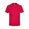 V-T Medium T-shirt męski z ściągaczem w stylu V JN003 - red