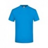 V-T Medium T-shirt męski z ściągaczem w stylu V JN003 - turquoise