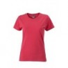 Ladies' Slim Fit-T T-shirt Slim Fit damski JN971 - light-berry