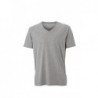 Men's Heather T-Shirt Melanżowy T-shirt męski JN974 - grey-heather