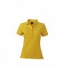 Ladies' Polo Koszulka polo damska z elastanem JN985 - sun-yellow/white