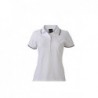 Ladies' Polo Koszulka polo damska z elastanem JN985 - white/navy