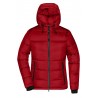 Ladies'  Padded Jacket Damska kurtka pikowana z kapturem JN1167 - red/black
