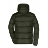 Men's Padded Jacket Męska kurtka pikowana z kapturem JN1168 - green