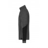 Men's Structure Fleece Jacket Kurtka polarowa - męska JN1818 - black-melange/black