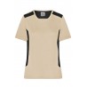 Ladies' Workwear T-shirt-STRONG- Damski t-shirt roboczy STRONG JN1823 - stone/black