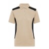 Ladies' Workwear Polo-STRONG- Damskie polo roboczy STRONG JN1825 - stone/black