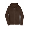 Promo Zip Hoody Lady Bluza z kapturem Promo-damska JN755 - brown