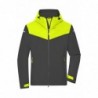 Men's Allweather Jacket Męska kurtka softshellowa JN1180 - carbon/bright-yellow/carbon