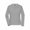 Ladies' Workwear-Longsleeve-T Damski roboczy T-shirt z długim rękawem JN1839 - grey-heather