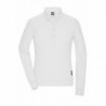 Ladies' Workwear-Longsleeve Polo Damski robocza koszulka polo z długim rękawem JN1841 - white