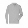 Men's Workwear-Longsleeve Polo Męska robocza koszulka polo z długim rękawem JN1842 - grey-heather