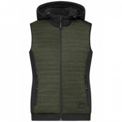 Ladies' Padded Hybrid Vest Damska hybrydowa kamizelka z polaru i dzianiny JN1847