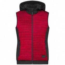 Ladies' Padded Hybrid Vest Damska hybrydowa kamizelka z polaru i dzianiny JN1847