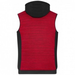 Men's Padded Hybrid Vest Męska hybrydowa kamizelka z polaru i dzianiny JN1848