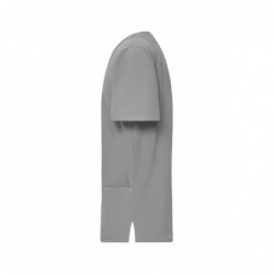 Men's Stretch-Casack Męska medyczna elastyczna tunika z dekoltem w serek JN3104