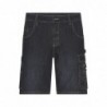 Workwear Stretch-Bermuda-Jeans Robocze krótkie spodnie dżinsowe JN871 - black-denim