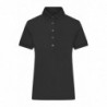 Ladies' Mercerised Polo Damska koszulka polo premium JN1301 - black