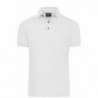 Men's Mercerised Polo Slim Fit Męska koszulka polo premium JN1302 - white