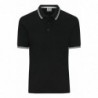 Men's Polo Męska koszulka polo JN1306 - black/white/grey