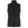 Ladies' Fleece Vest Damski bezrękawnik z polaru JN1309 - black/black