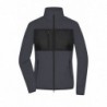 Ladies' Fleece Jacket Damska kurtka polarowa JN1311 - carbon/black