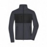 Men's Fleece Jacket Męska kurtka polarowa JN1312 - carbon/black