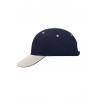 Czapka 6-panelowa z daszkiem typu Sandwich MB024 Myrtle Beach - navy/beige/navy