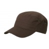 Wojskowa czapka dziecięca MB7018 Myrtle Beach - dark-brown