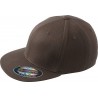 Czapka z płaskim daszkiem z elastyczną taśmą Flexfit MB6184 Myrtle Beach - dark-brown