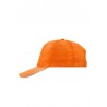 5-panelowa czapka z daszkiem typu Sandwich MB6552 Myrtle Beach - orange/white