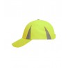 Ochronna czapka z daszkiem MB6225 Myrtle Beach - neon-yellow