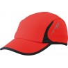 Sportowa czapka 4-panelowa MB6544 Myrtle Beach - red/black