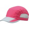 Sportowa czapka 5-panelowa MB6522 Myrtle Beach - pink/light-grey