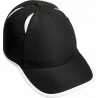 Sportowa czapka 6-panelowa wiatro i wodoodporna MB6156 Myrtle Beach - black/light-grey