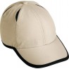 Sportowa czapka 6-panelowa wiatro i wodoodporna MB6156 Myrtle Beach - light-khaki/black