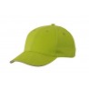 Lekka czapka z daszkiem typu Sandwich  MB6541 Myrtle Beach - lime-green/beige