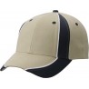 Czapka klubowa MB135 Myrtle Beach - khaki/navy/white