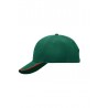 Czapka z trójkolorowych daszkiem typu sandwich MB049 Myrtle Beach - dark-green/red/dark-green