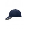 Czapka z trójkolorowych daszkiem typu sandwich MB049 Myrtle Beach - navy/white/light-grey