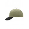 Czapka 6-panelowa z daszkiem MB6111 Myrtle Beach - light-khaki/black