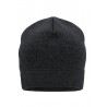 Dzianinowa czapka robocza beanie -STRONG- MB7121 Myrtle Beach - carbon-melange/black