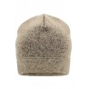 Dzianinowa czapka robocza beanie -STRONG- MB7121 Myrtle Beach - stone-melange/black