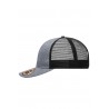 Czapka trakerka melange MB6244 Myrte Beach - grey-melange/black