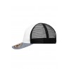 Czapka trakerka melange MB6244 Myrte Beach - white/grey-melange/black