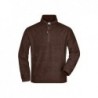 Half-Zip Fleece Bluza polarowa z krótkim zamkiem JN043 - brown