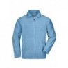 Full-Zip Fleece Bluza polarowa z zamkiem JN044 - light-blue