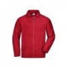 Full-Zip Fleece Bluza polarowa z zamkiem JN044 - red